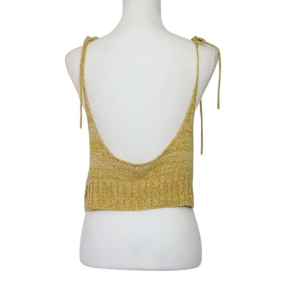 FREE PEOPLE BOMBSHELL OPEN-KNIT CROP TANK - Picture 8 of 9